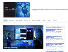 Tablet Screenshot of medtach.com